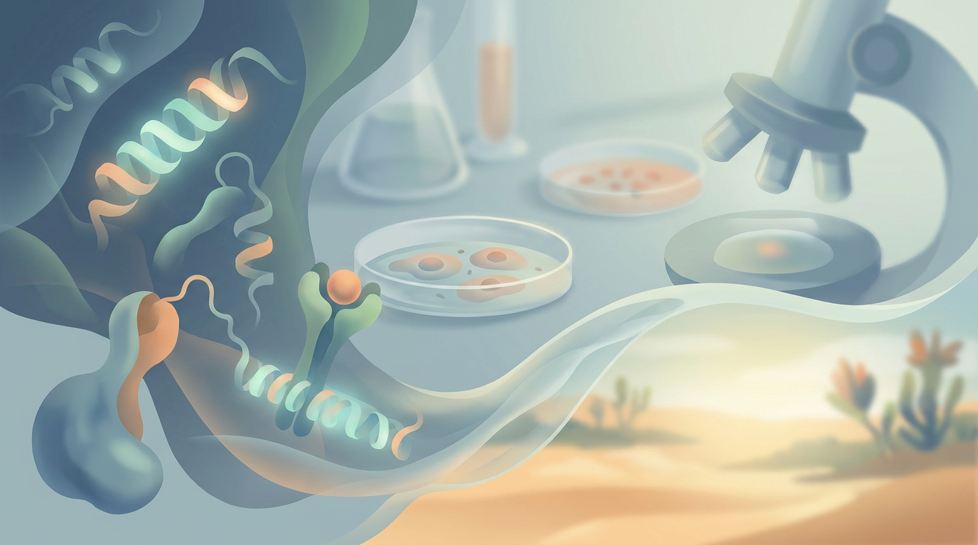 Editorial peptide research illustration for The Reality of Melanotan II and Skin Pigmentation